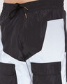 Shop Black Nylon Reflective Cargo Light Weight Combo Tracksuit