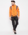 Shop Black Nylon Zipped Cargo Pocket Trackpant