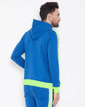 Shop Blue Neon Reflective Taped Sweatshirt-Full