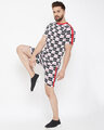 Shop Cocacola Checkered Printed T-Shirt And Shorts Combo Suit-Full