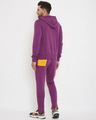 Shop Lilac Yellow Patched Tracksuit-Full