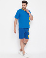 Shop Melted Smiley Oversized Graphic Tshirt And Shorts Combo Set-Design