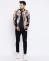 Shop Men's Techicolour Paisley Bomber Slim Fit Jacket-Design