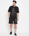 Shop Naruto Oversized Graphic Tshirt And Shorts Combo Set-Front