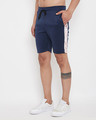 Shop Navy Scuba Velour Shorts-Design