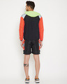 Shop Neon Active Cut & Sew Wind Cheater Jacket And Shorts Clothing Set-Full
