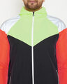 Shop Neon Active Cut & Sew Wind Cheater Jacket And Shorts Clothing Set