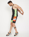 Shop Neon Active Cut And Sew Vest And Shorts Clothing Set-Full