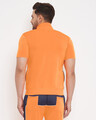 Shop Neon Orange Scuba Piping T-Shirt-Full