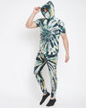 Shop Olive Tie And Dye T-Shirt And Trackpants Combo Suit-Design