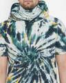 Shop Olive Tie And Dye T-Shirt And Trackpants Combo Suit