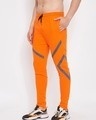 Shop Orange Rainbow Reflective Taped Track Pants-Design