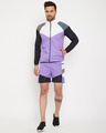 Shop Plum Active Cut & Sew Wind Cheater Jacket And Shorts Clothing Set-Front