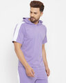 Shop Plum Oversized Hooded Tshirt-Design