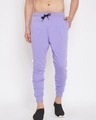 Shop Plum Overzised Taped Track Pants-Front
