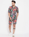 Shop Soda Crown Basketball Fit Tshirt And Shorts Combo Set-Front