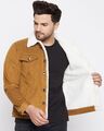 Shop Men's Brown Slim Fit  Jacket-Full