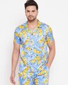 Shop Tropical Banana Printed Cuban Shirt-Front