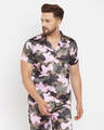 Shop Men's Multicolor Printed Slim Fit  Shirt-Front