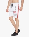 Shop White Nasa Base Layer Shorts-Design