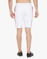 Shop White Nasa Base Layer Shorts-Full