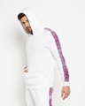 Shop Men's White Oversized Paisely Taped Sweatshirt-Design