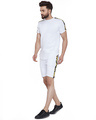 Shop White Venetian Combo Summer Suit-Front