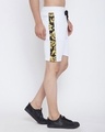 Shop White Venetian Scuba Shorts-Design