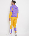Shop Yellow And Plum Wind Breaker Tracksuit-Full
