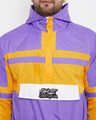 Shop Yellow And Plum Wind Breaker Tracksuit