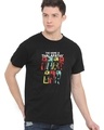 Shop Men's Black The Name Graphic Printed T Shirt-Front