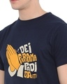 Shop Men's Blue Parama Padi Da Typographic T Shirt