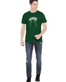 Shop Men's Green Professor's Philosophy Typographic T Shirt-Full