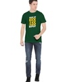 Shop Men's Green Wake Up Kick Typographic T Shirt-Full