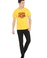 Shop Men's Yellow Tarantino Printed T Shirt-Full