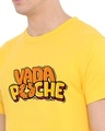 Shop Men's Yellow Vada Poche Typographic T Shirt