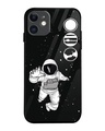 Shop Fun Astronaut Premium Glass Cover for Apple iPhone 11-Front