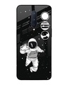 Shop Fun Astronaut Premium Glass Cover for OnePlus 8-Front