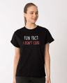 Shop Fun Fact : Idc Boyfriend T-Shirt-Front