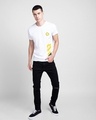 Shop Funk Peace Half Sleeve T-Shirt White-Design