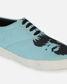 Shop Unisex Blue Beard Is Coming Print Sneakers-Full