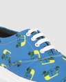 Shop Unisex Blue New Skool Thamba Print Sneakers