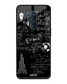Shop Funny Math Premium Glass Case for OnePlus 8 Pro (Shock Proof, Scratch Resistant)-Front