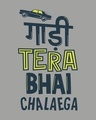 Shop Gaadi Tera Bhai Full Sleeve T-Shirt-Full