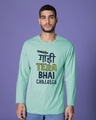 Shop Gaadi Tera Bhai Full Sleeve T-Shirt-Front