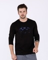 Shop Galaxy Batman Full Sleeve T-Shirt (BML)-Front