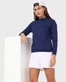 Shop Women's Galaxy Blue Sweater-Front