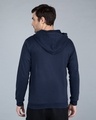 Shop Galaxy Blue Fleece Zipper Hoodies-Full