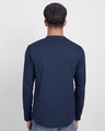 Shop Galaxy Blue Full Sleeve Henley T-Shirt-Design