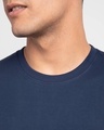Shop Galaxy Blue Half Sleeve T-Shirt